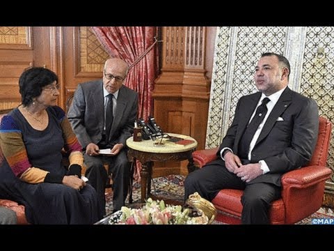 ملك المغرب يستقبل المفوّضة الدولية نافي بيلاي