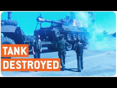 بالفيديو كيف تحطم دبابة خلال ثوانِ