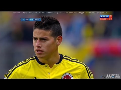 شاهد مهارات جيمس رودريغيز أمام بيرو