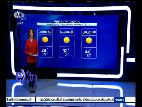 شاهد درجات الحرارة المتوقعة الخميس في مصر