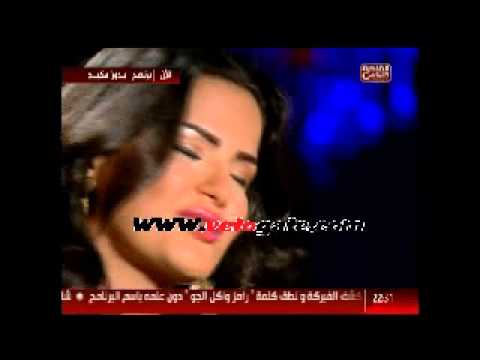 انهيار سما المصري بالبكاء على الهواء