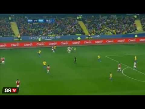 شاهد ويليان يستعرض مهاراته الفردية أمام باراجواي