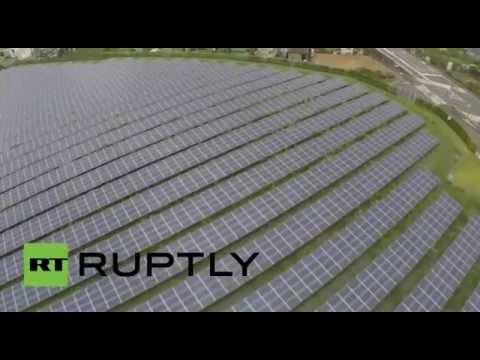 شاهد صور مذهلة لمحطة إيكاوا للطاقة الشمسية في اليابان