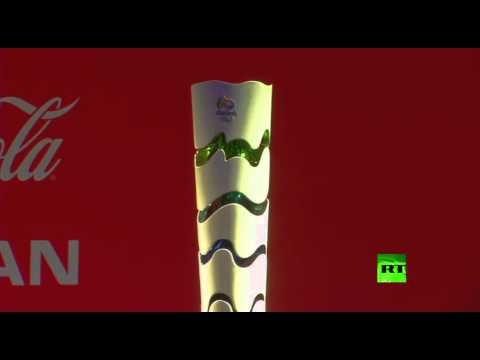 12 ألف شخص يحملون شعلة أولمبياد ريو دي جانيرو