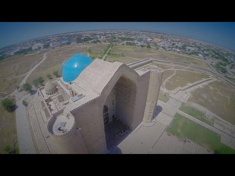 بالفيديو ضريح أحمد خوجة ياساوي في تركستان