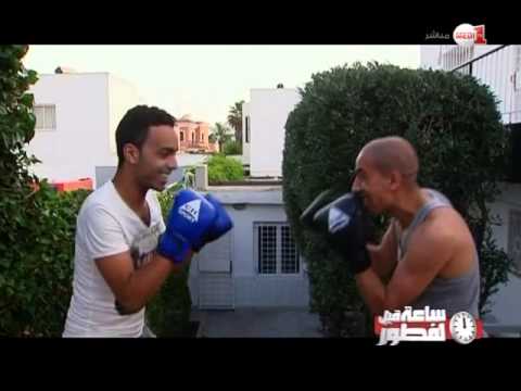 سكيتش يسار ورشيد رفيق في مباراة القرن