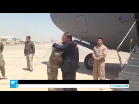 شاهد وزير الدفاع الأميركي يزور بغداد دون إعلان