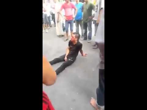 بالفيديو شاب يفقد بصره في الدار البيضاء