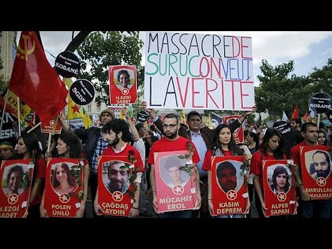 تظاهرات في باريس ضد القصف التركي على مخيمات الأكراد