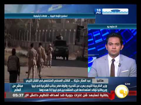 شاهد وزير الخارجية الليبي يعرب عن تقديره لوقوف مصر بجانب بلاده