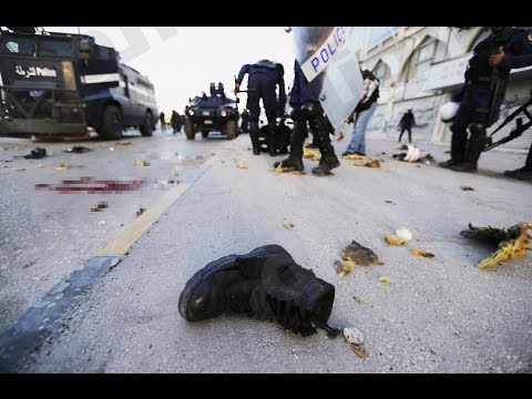 فيديو مقتل عنصرين من الشرطة البحرينية إثر هجوم متطرف