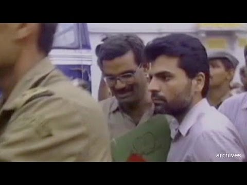 فيديو إعدام مدبر اعتداءات مومباي العام 1993