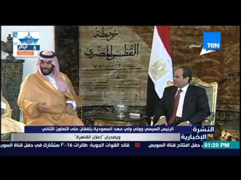الرئيس السيسي وولي عهد السعودية يتفقان على التعاون الثنائي
