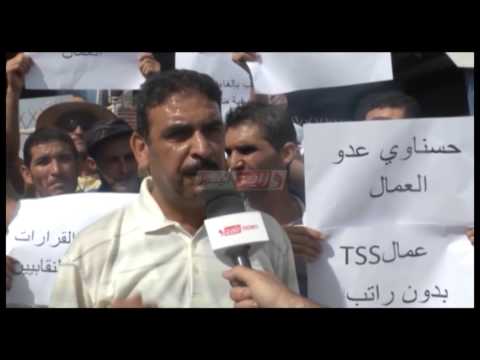شاهد احتجاجات جديدة لأهل مركب الحجار في عنابة
