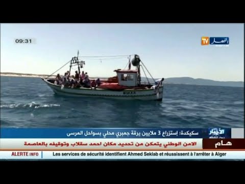 شاهد ولاية سكيكدة تشهد  استزراع 3 ملايين يرقة جمبري محلي في سواحل المرسى