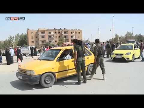شاهد أهالي من الحسكة يعودون إلى بيوتهم