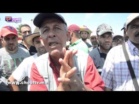 شاهد العشرات من عمال الشركة المغربية للصلب يواصلون الإضراب