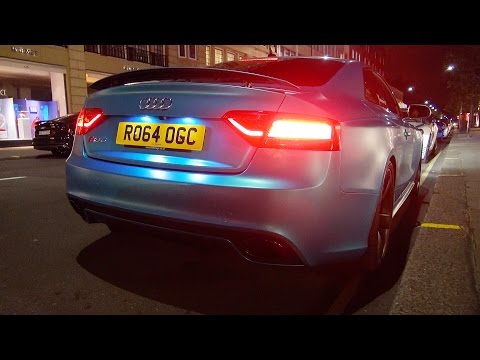 شاهد تجربة قيادة matte blue audi rs5 coupe