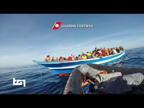 شاهد إنقاذ أكثر من 3 آلاف مهاجر عند الشواطئ الليبية