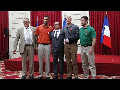 توسيم الأميركيين الذين تصدوا لمنفذ الهجوم على قطار أمستردام