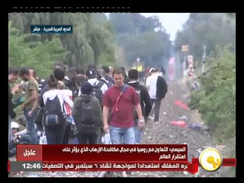 شاهد مهاجرون غير شرعيون يعبرون من صربيا إلى المجر