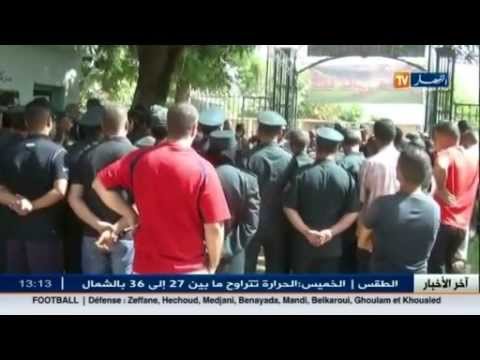 شاعد عمال مديرية الغابات يحتجون عقب وفاة زميلهم