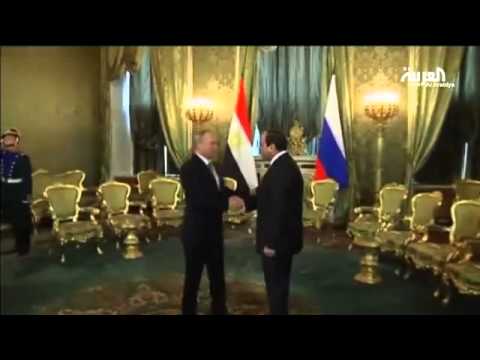 شاهد الرئيس المصري يبحث مع بوتين سبل مكافحة التطرف
