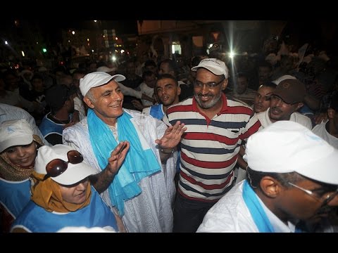 بالفيديو مزوار يفاجئ المغاربة في مسيرة حاشدة