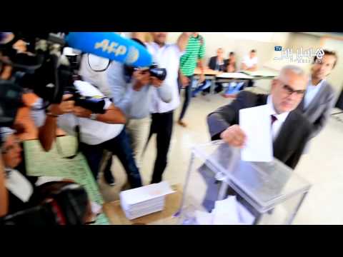 شاهد بنكيران وحداد يوم الاقتراع في المغرب