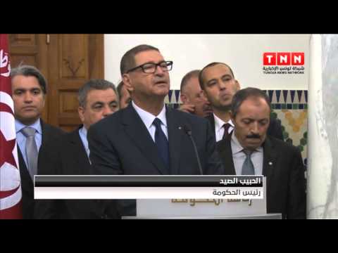 شاهد انعقاد اللجنة العليا التونسية المصرية ومحلب يقطع ندوته