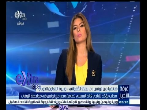 محلب يؤكد للباجي تضامن مصر مع تونس