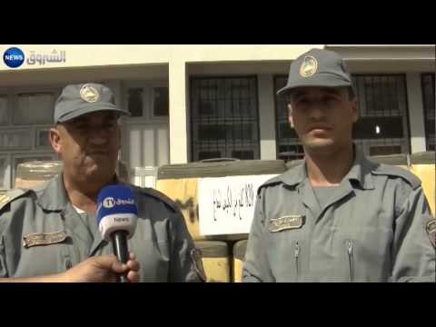 شاهد ضبط 820 كغم من المواد المخدرة في تلمسان