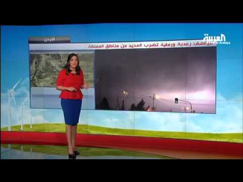 عواصف رعدية ورملية تضرب الأردن
