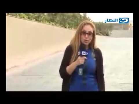 شاهد لحظة سقوط ريهام سعيد على الهواء مباشرة