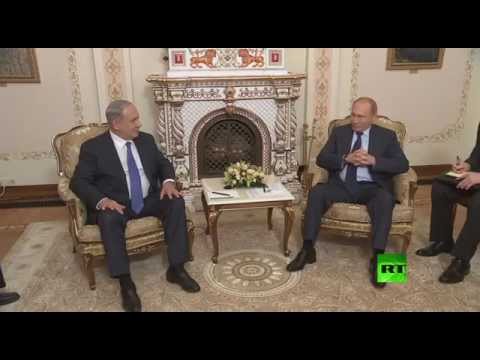  لقاء بين بوتين ورئيس الوزراء الإسرائيلي بنيامين نتنياهو