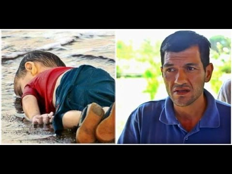 شاهد والد الطفل السوري الغريق آلان كردي
