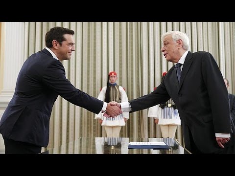بالفيديو تسيبراس يؤدي اليمين الدستورية كرئيس للحكومة اليونانية المقبلة