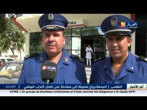 شاهد الشرطة الولائية لبرج بعريريج في زيارة تضامنية إلى مستشفى الأطفال