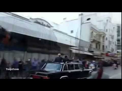 شاهد لحظة دهس حراس الملك محمد السادس لشاب