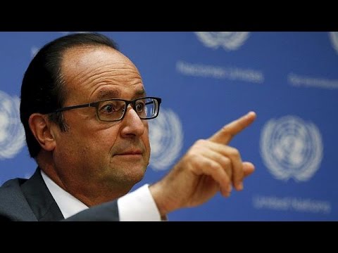 شاهد هولاند يدعو إلى تخفيف آثار التغير المناخي