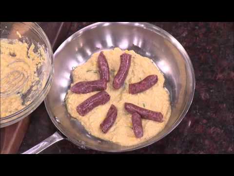 طريقة عمل خبز ذره محشي سجق