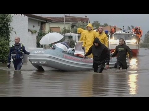 إعصار قوي يضرب جزيرتي سردينيا و كورسيكا