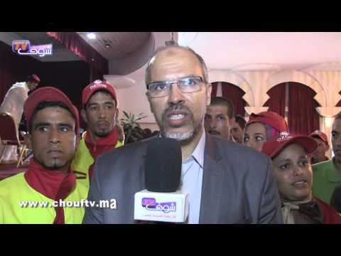 عمدة مدينة سلا يكرم عمال النظافة في شركة أوزون