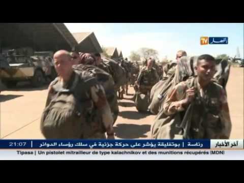 شاهد القوات الفرنسية في الأراضي الجزائرية للتدخل في مالي