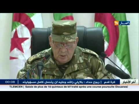 شاهد رئيس الأركان الجزائري في زيارة تفتيش لوهران