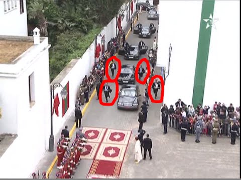 شاهد الحراس الشخصيين للملك محمد السادس