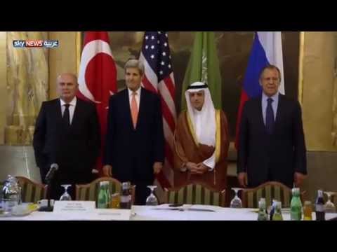 شاهد الملك سلمان يبحث مع كيري الأزمة السورية