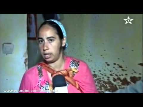 شاهد واد يغرق ويرعب 1200 أسرة مغربية