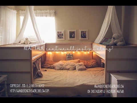 شاهد أميركية وزوجها و5 أطفال ينامون في سرير واحد