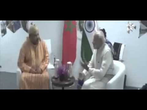 شاهد الملك محمد السادس في نيودلهي
